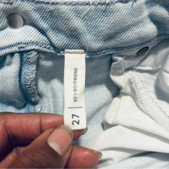 PacSun Eco Light Blue Daisy 90’s Boyfriend Jeans size 27 - Picture 12 of 12